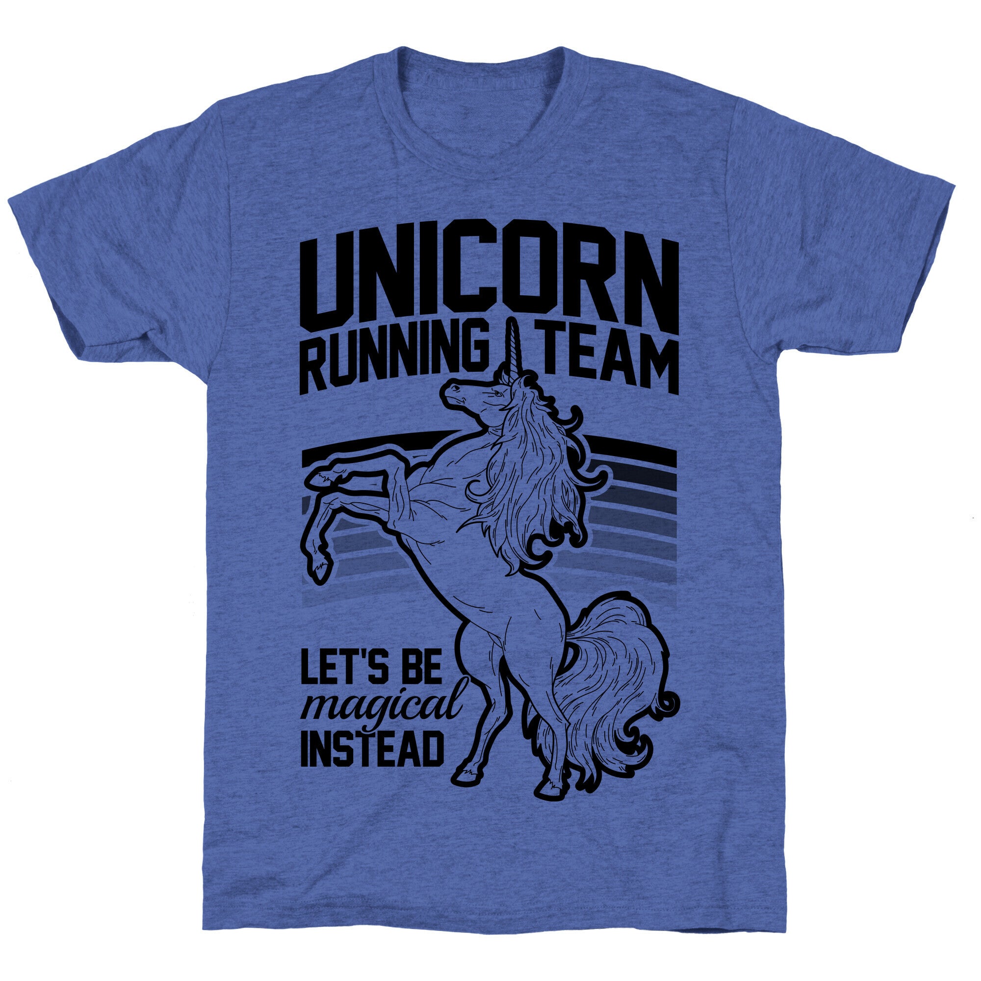 Unicorn Running Team Unisex Triblend Tee